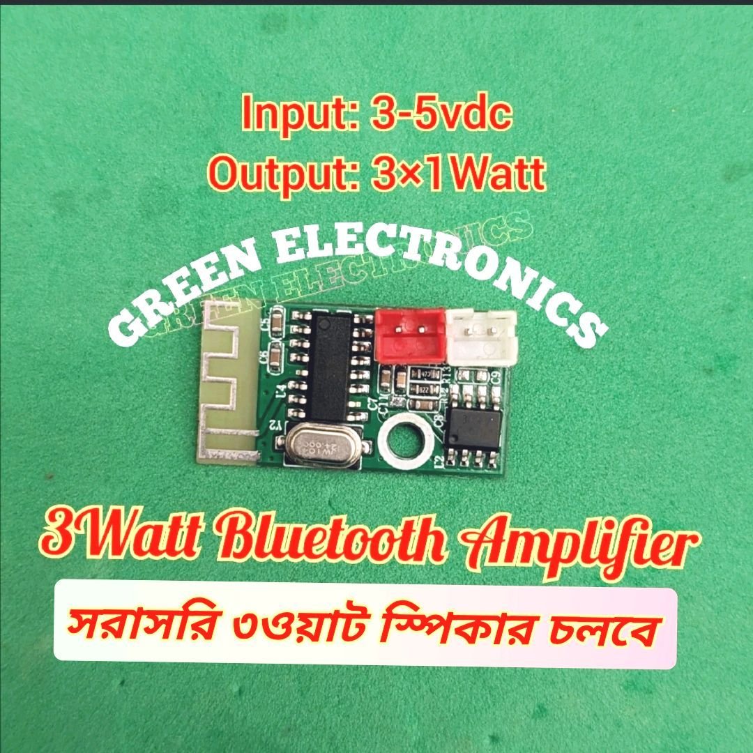 5v 3watt mono single speaker Bluetooth amplifier circuit board
