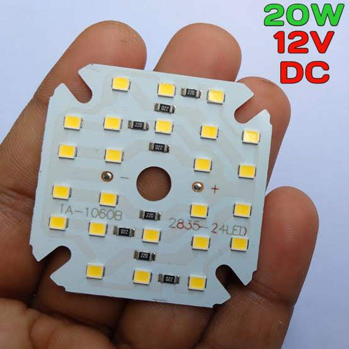 12 volt 20watt smd led plate 20 watt soler led plate Solar DC 12V LED Lamp Plate 20W 24LED Round No Need Driver Smart Bulb Lamp For DIY Golden Color LED Floodlight Spotlight PCB Round shape DC 12 V LED Bulb Lamp Plate 20W Direct DC Led Light Plate