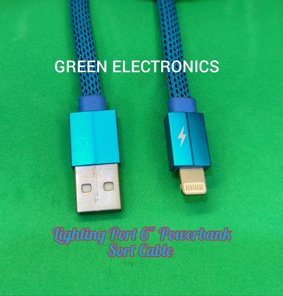 Lighting Port Super Soft Power bank Sort Charging Cable For Apple Phone