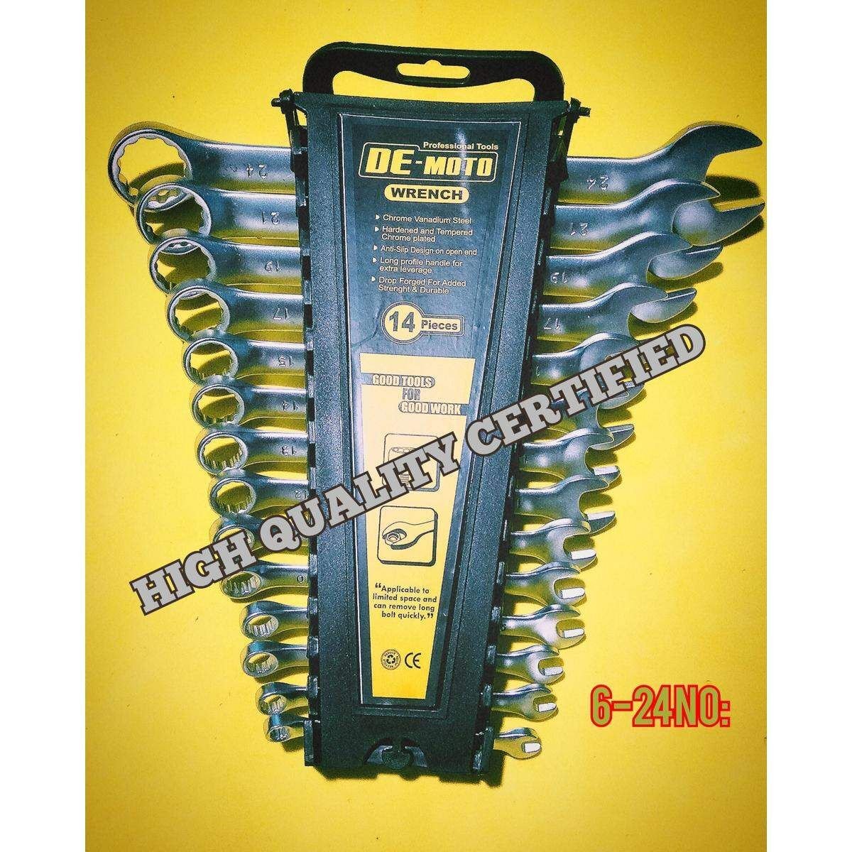 14Pcs Combination Spanner Set, Combination Wrench Set