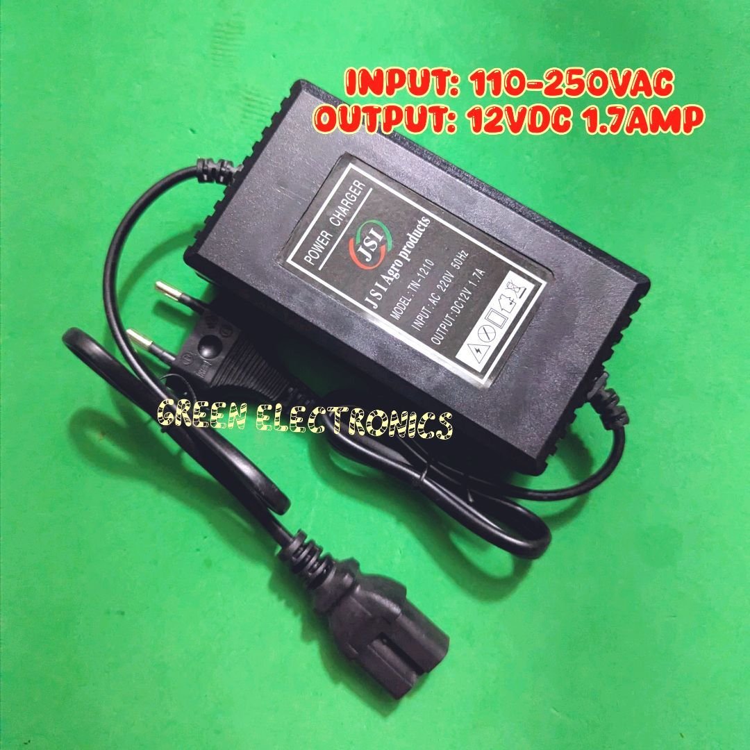 12V Battery Charger / 12V 1.7A Battery Charger / Spray Machine Charger / 12 Volt 1.7 Amp Agricultural Sprayer Pump Battery Charger