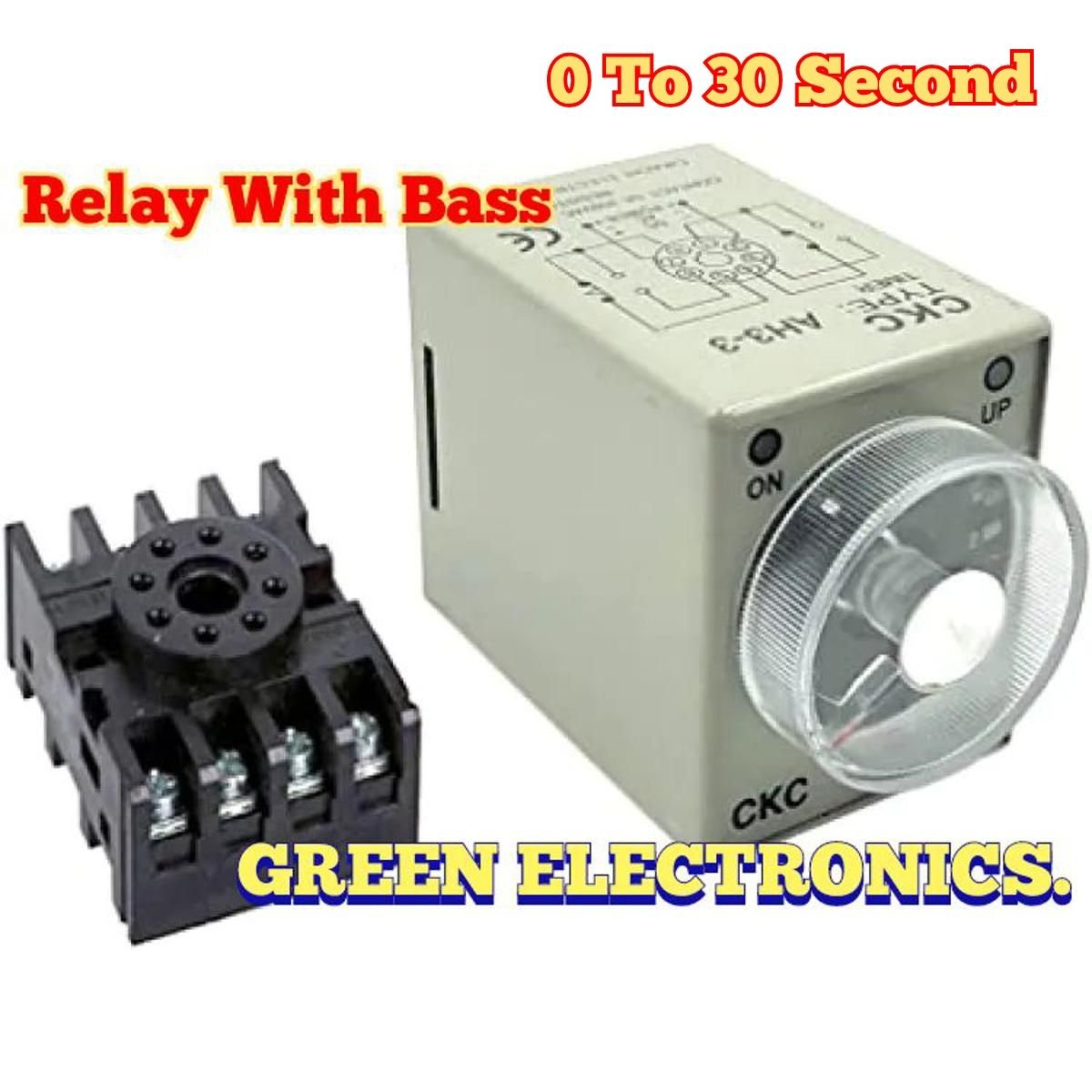Timer relay 0 to 30minuts socket free