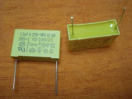 1pc 275v 105k Metalized Polypropylene film Capacitor Class X2