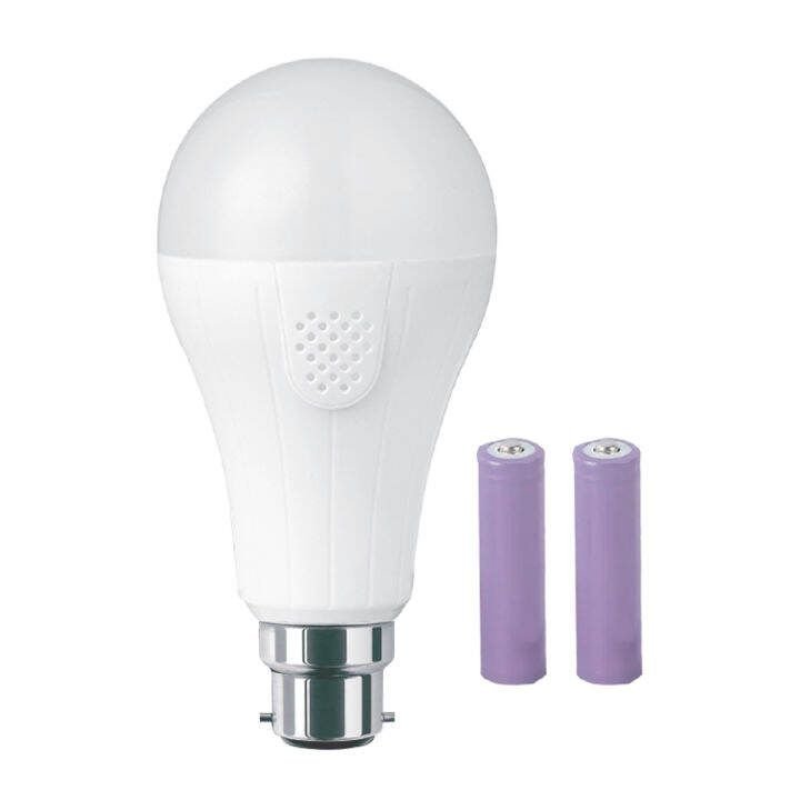 Rechargeable Emergency LED Bulb With 2 Lithium-ion Batteries – Inverter Charging Magic Bulb For Home Load Shedding