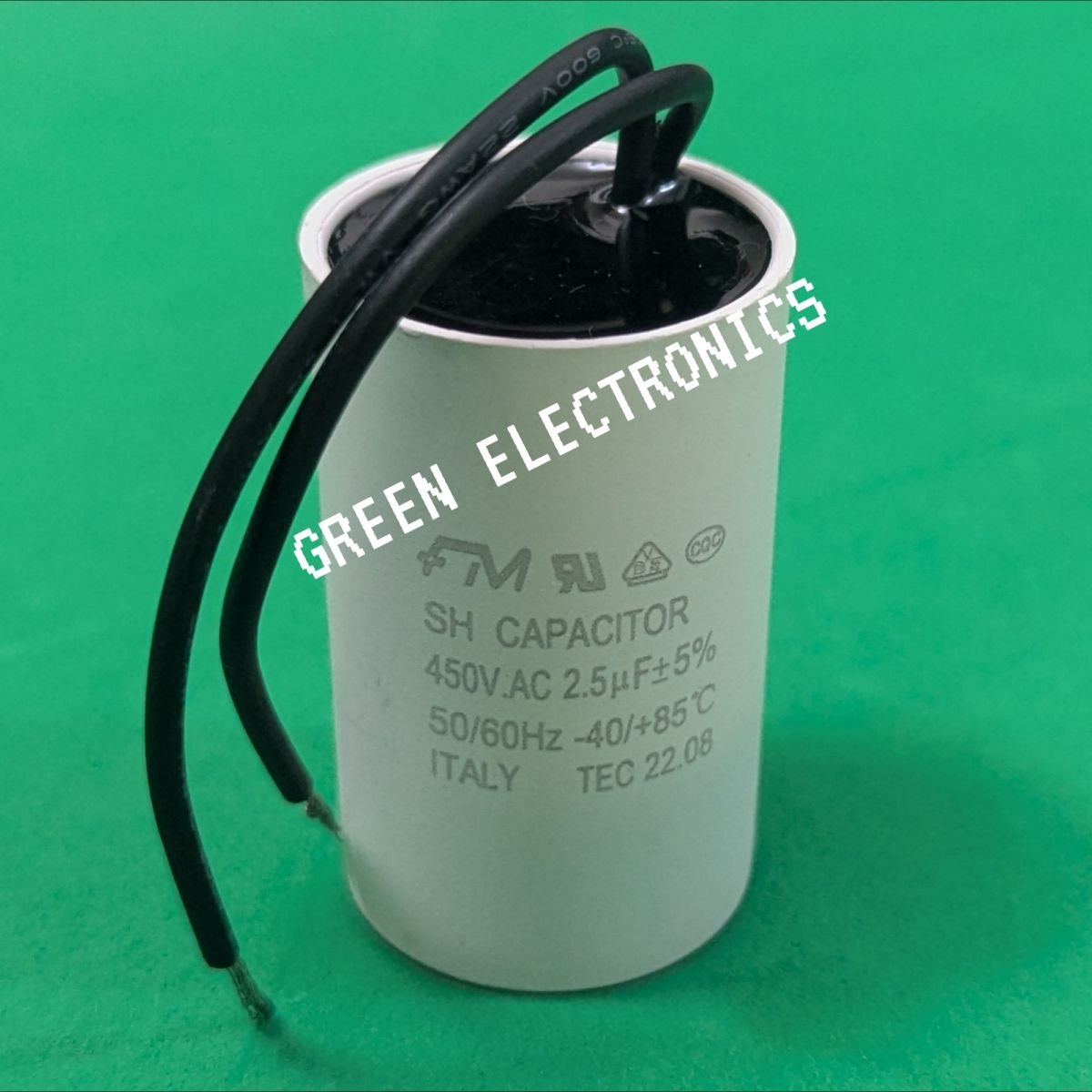 2.5 mfd high quality italian capacitor for chilling fan