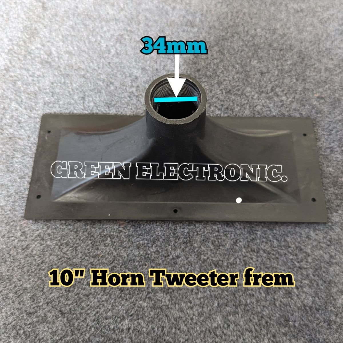 Plastic frem for horn magnet tweeter sound box cabinet