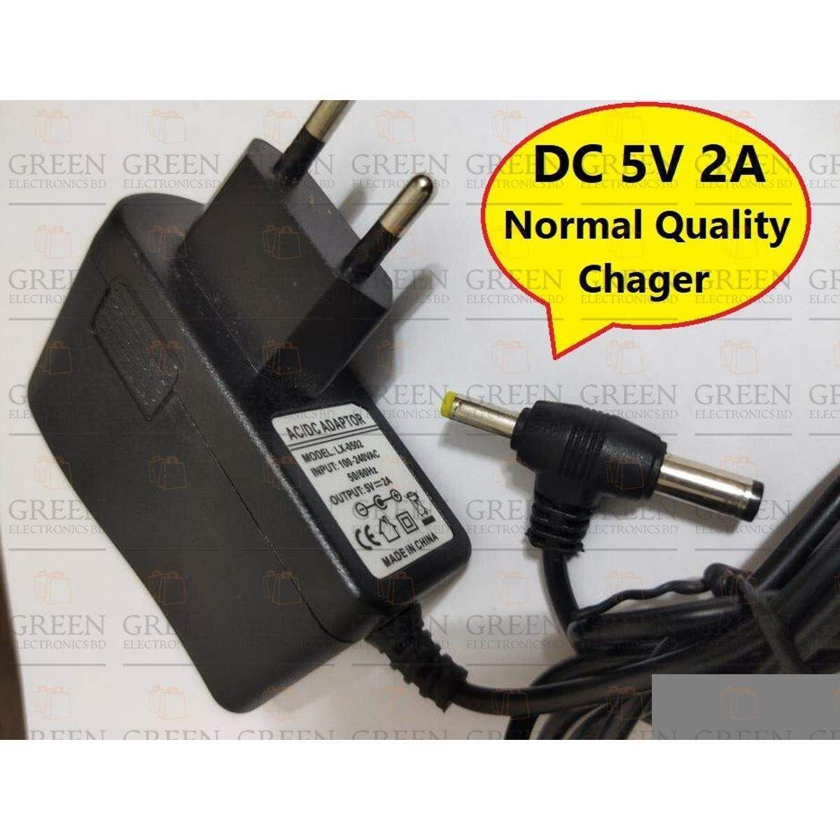 2Amp  5V Chargers Normal Quality AC to DC 5V 2A Power Supply Adapter Wall Plug Charger Cable Adaptor Switching Converter With EU Plug For TV Box Speaker Security Camera Audio Video