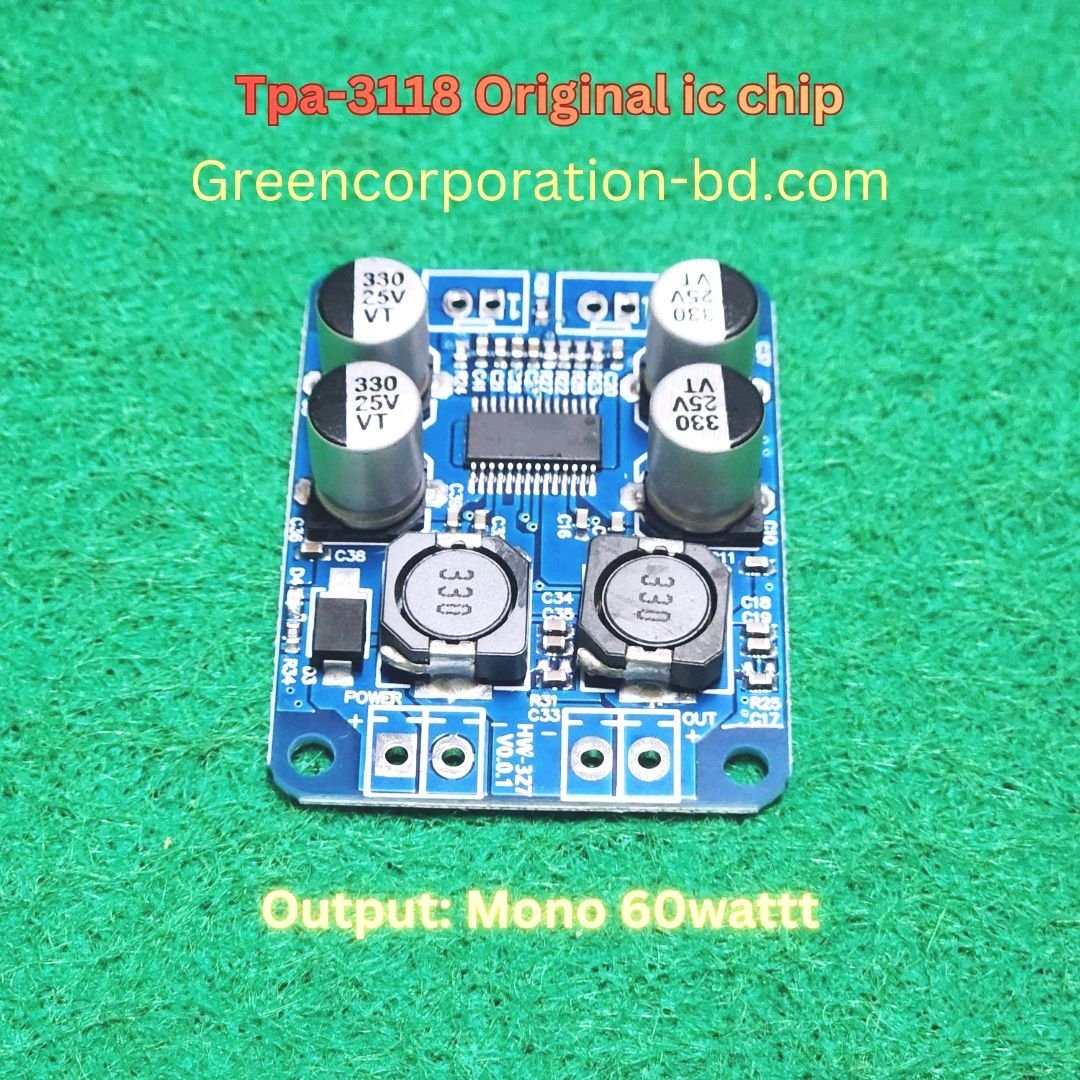 Original Tpa 3118 chip 12V-24V TPA3118 60W Mono Digital Audio Power Amplifier Board Amp Module
