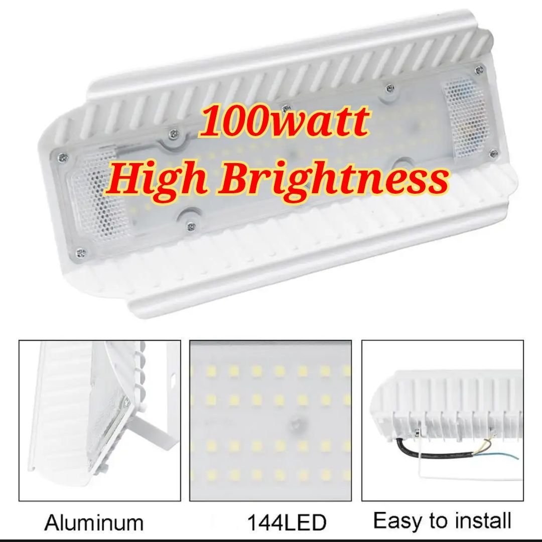 LED Flood Lights lodine Tungsten Light Cool White 100W Modern Construction Site Lighting Waterproof AC 220V 230V 240V