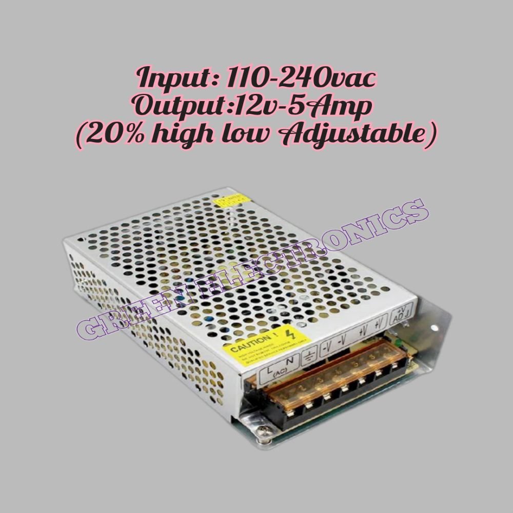 12v 5Amp Power supply