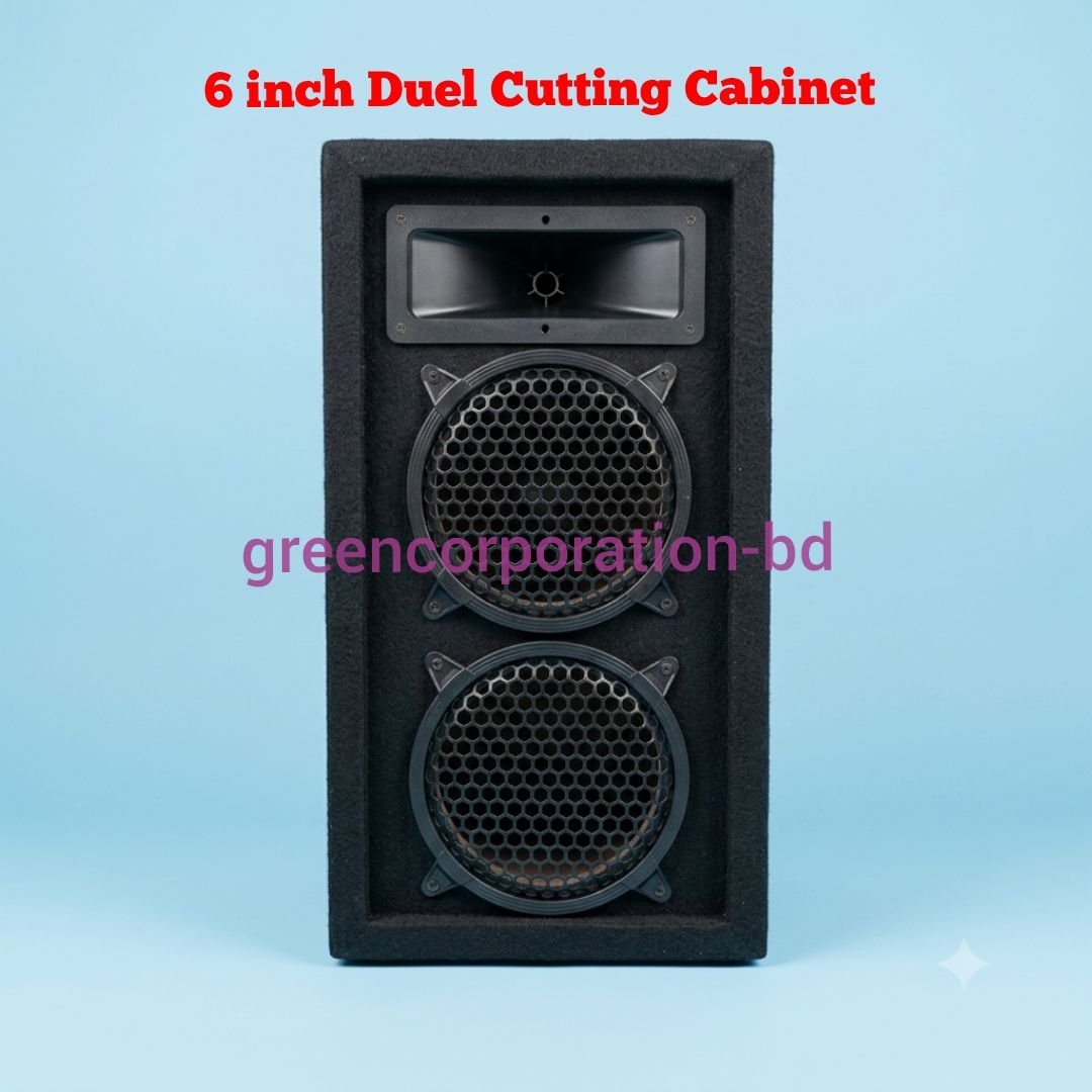 6 inch Dual Cutting Dual Speaker Cabinet Box - Professional Sound System diy sund box making