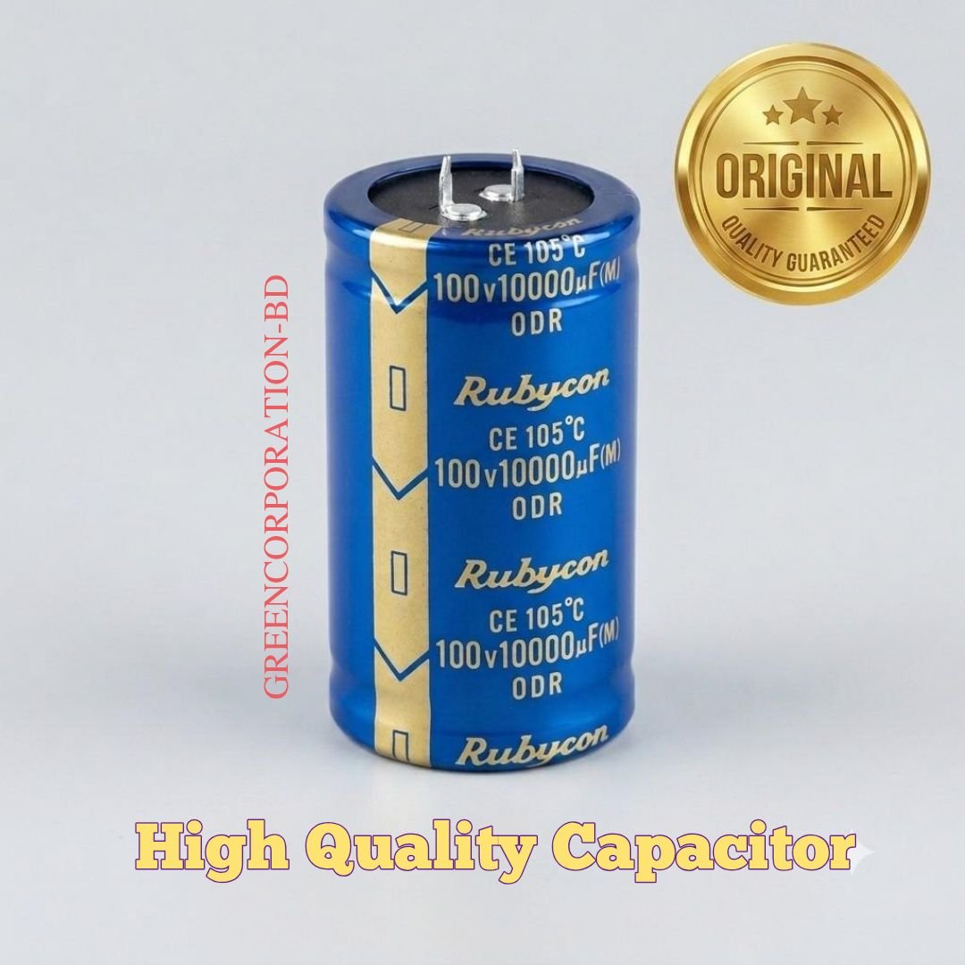 High Quality
 Rubycon 100V 10000uF Snap-In Terminal Electrolytic Capacitor

for Audio Amplifier & Power Supply