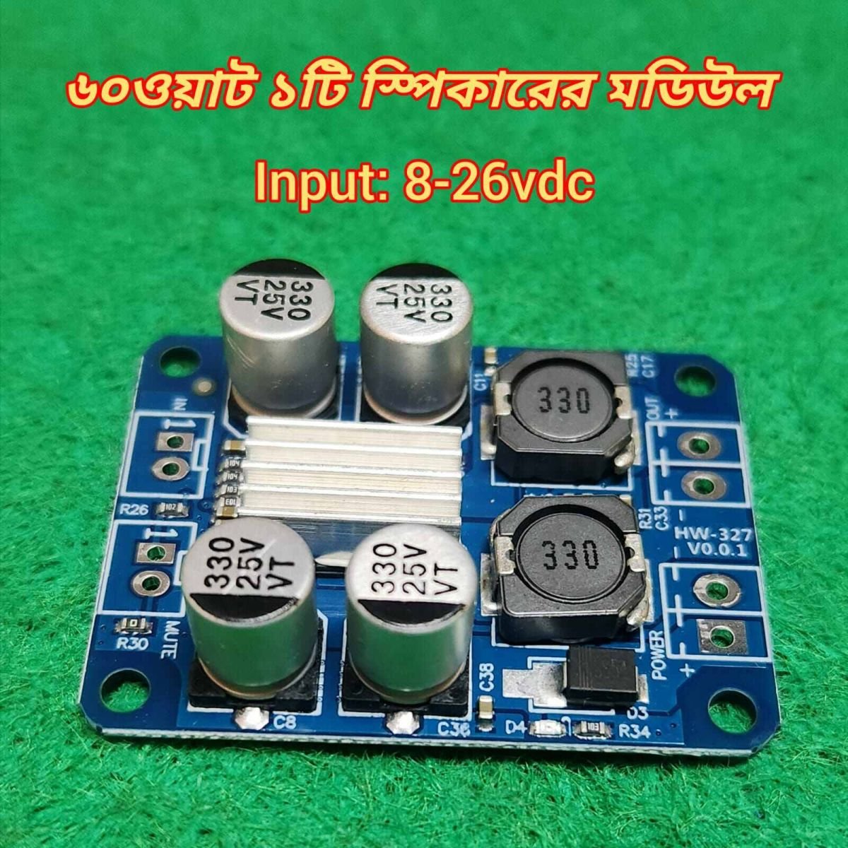 High Quality 60WATT TPA3110d2 Mono Channel Digital Amplifier Module Board