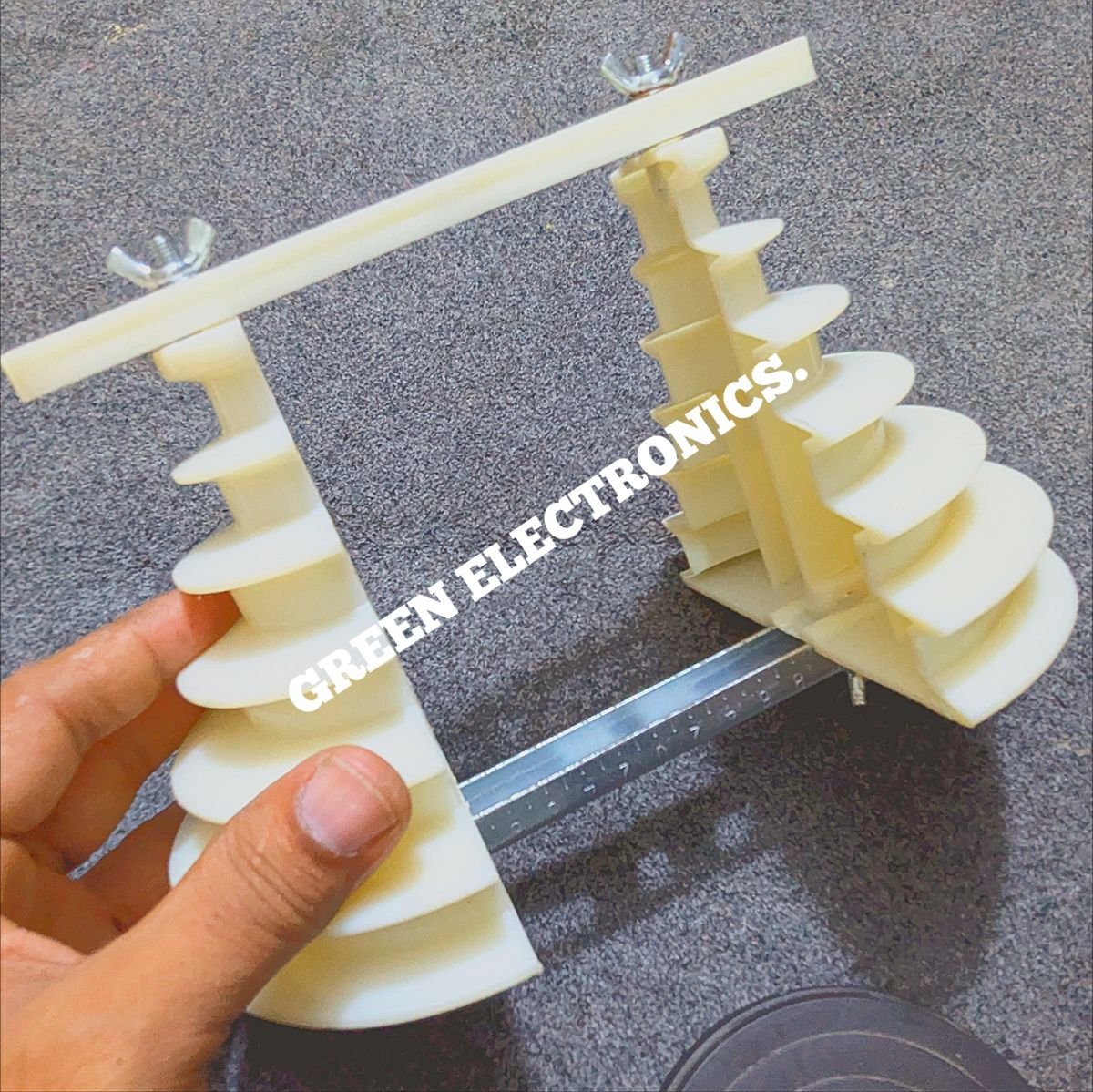 Big Size 6stage FORIDE 2X 1 Beige 7-Layer 6-Slot Motor Repair Tool Pagoda Motor Winding Mold Single-Phase Universal Micro-Motor Winding Tool coil winding bobbin forma