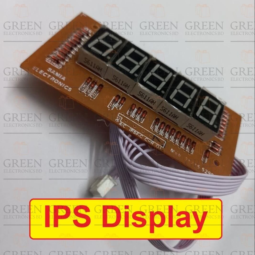 IPS Digital Display 5 Digit 0.56" Inch 7 Segment Inverter Machine Use Copper Transformer & Bangladeshi Circuit Board
