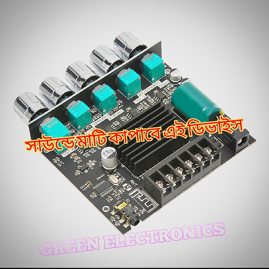 Bluetooth Digital Power Amplifier Module 2×50W 100W 2.1 Channel Subwoofer Sound Board