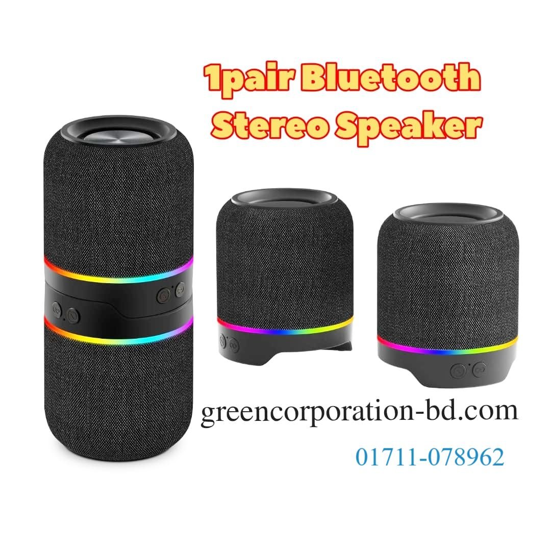 Original M25 2 in One Magnetic RGB Split Pair Speaker Wireless Bluetooth Stereo Speaker available in Green Electronics Bangladesh for approximately M25 Two-In-One Split Wireless DJ Speaker