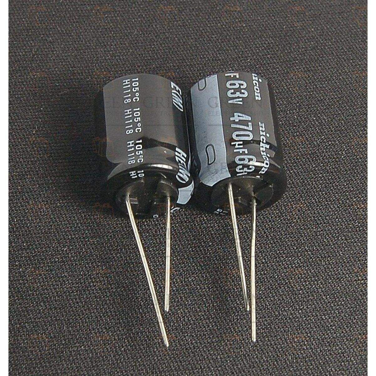 Radial 100uF Electrolytic Capacitor 50V-15Pcs