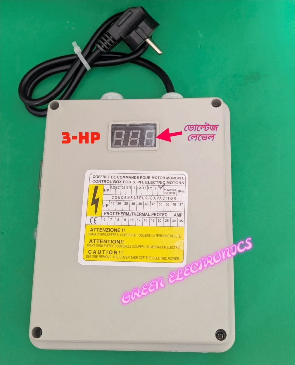 3hp Motor Control Unit Submersible Weter Pump Control Device With Capacitor 70mfd 3HP Motor Control Unit Submersible Weter Pump Control Device With Capacitor 70mfd