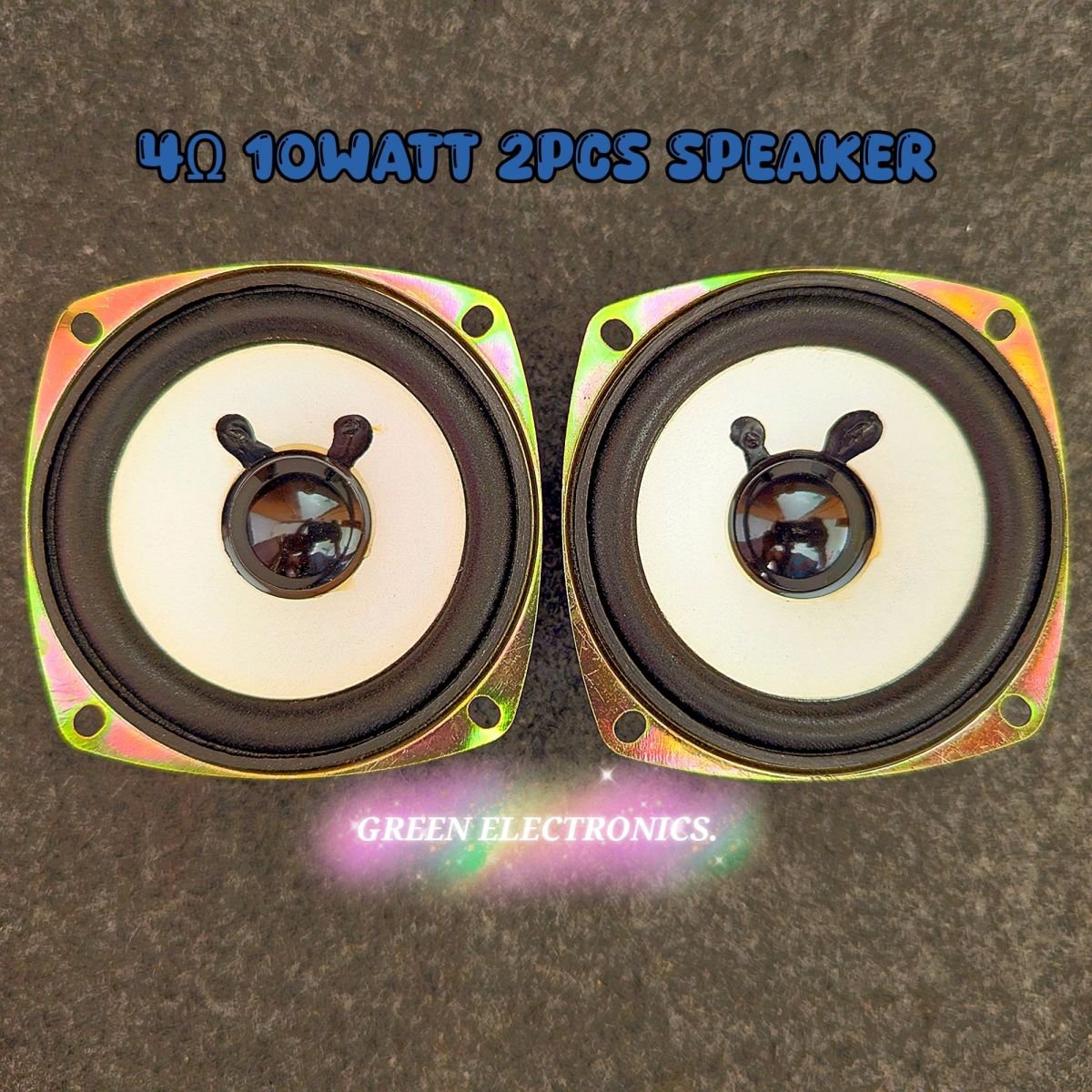 2Pcs 10watt 4 ohm Stereo Speakers Woofer Stereo Speaker