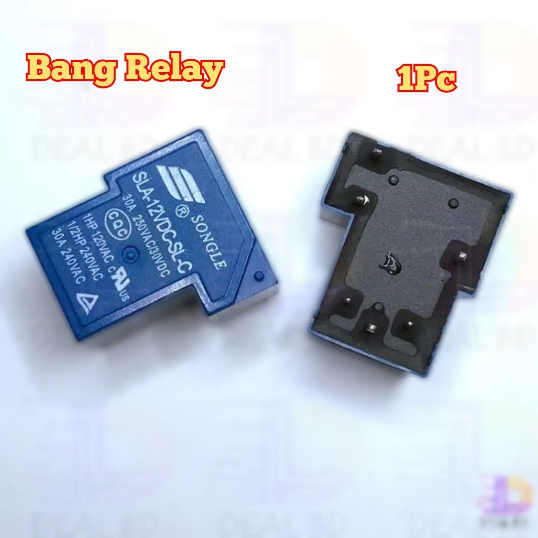BANG Relay 12V SONGLE Relay DC-12V DC12V 30A 250VAC 6 Pin Coil SPDT Power Relay SRD-12VDC-SL-C PCB Mount T90 Power Relays Switches DC 12V Relay