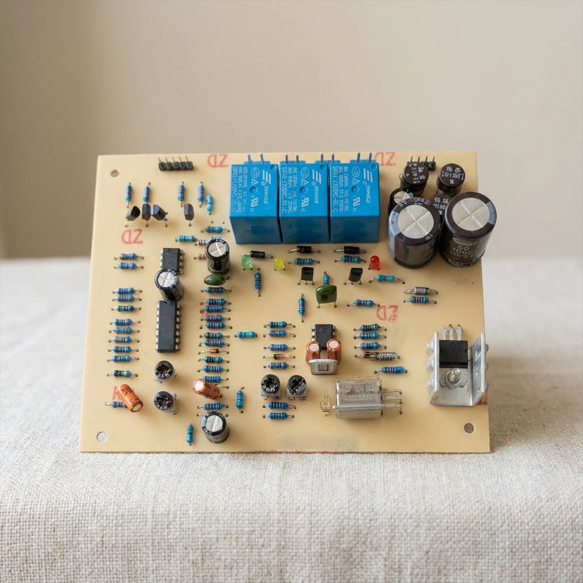 AVR Control Circuit Stabilizer Regulator Card Voltage Protection Board Electronic Component Repair