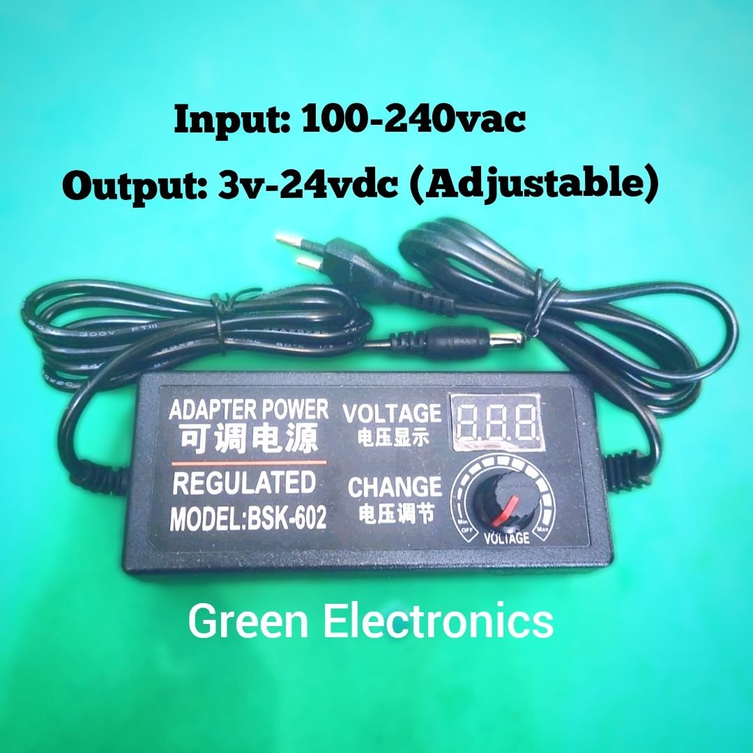 ADJISTABLE REGULTING POWER ADAPTOR Adjusting Adapter 3v to 24v Adjustable 72W Speed Control Volt Ac/Dc Adjustable Power Adapter Supply Display - Flexible Power Supply Solution For Various Devices