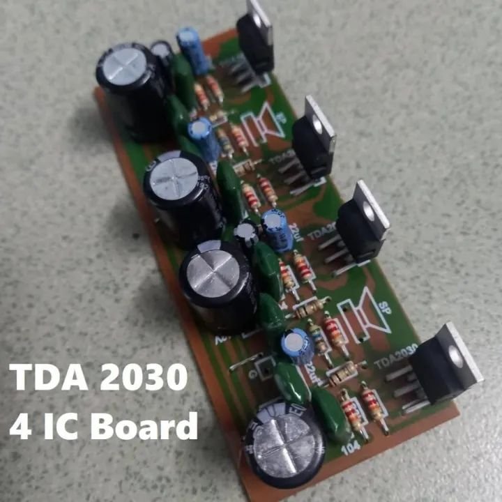 FOUR IC TDA2030A TDA2030 TDA 2030 12V 18W Local Audio Amplifier Board Circuit TO-220-5 Package 18Watt Mono Hi-Fi Audio Power Home Entertainment Amplifiers 4 IC
