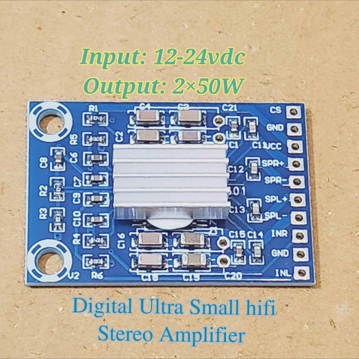 Original TPA3116D2 100watt hifi stereo amplifire XH-M562 Ultra micro Edition Digital Audio Amplifier Board Class D Power Amplifier Board Ultra Thin Dual 50W