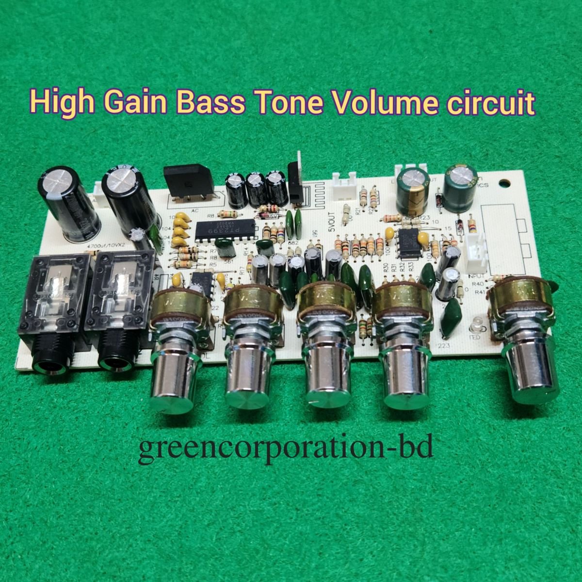 Karaoke preamp tuning board OK339 Bluetooth reverb amplifier front tone module DIY finished product