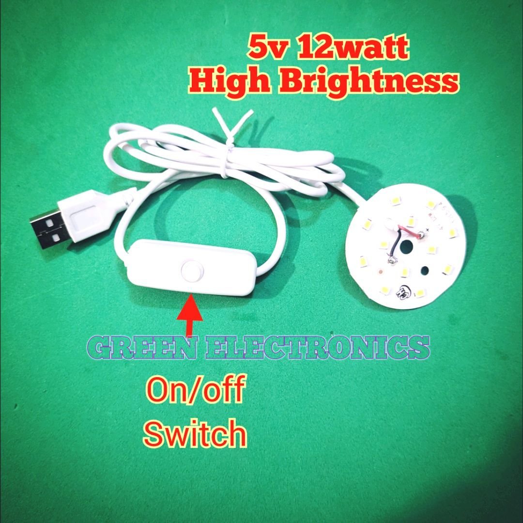 12watt usb used high brightest usb setup led plate power bank light