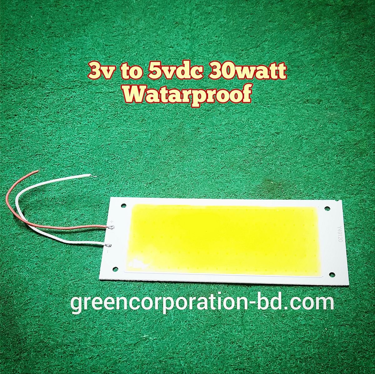 DC 3.7V 20W COB WHITE Color 20W 3.7V Size 105x58mm COB SMD LED Light White COB LED Light Bulbs