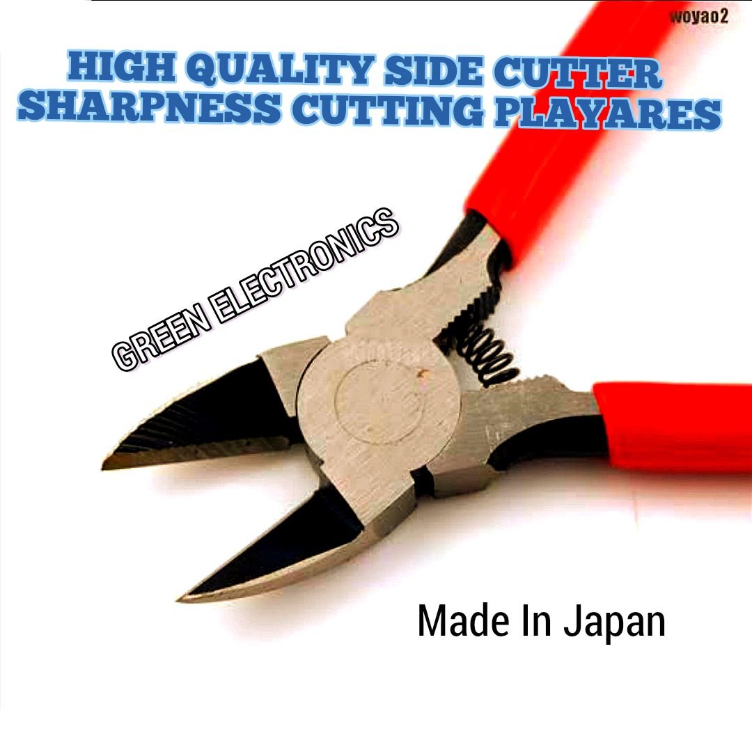Flat Blade Sharp Side Cutter Playars MTC 22 Heavy Duty Plastic Nipper Diagonal Cutter 150mm (Made in Japan)