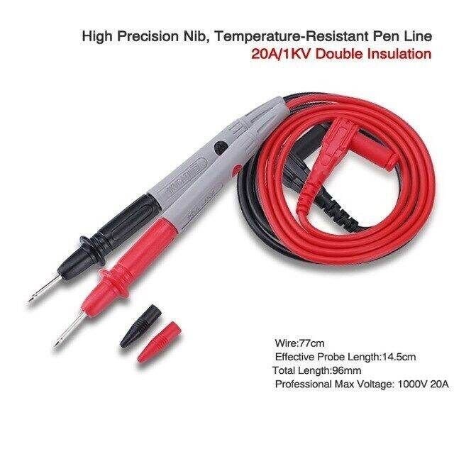 High Quality Probe For Digital Multimeters Oscillometer 1000V 20A 4mm Banana Plug Meter Probe 20A 1000V for Digital Multimeter, Test Probe For Digital Multimeter
