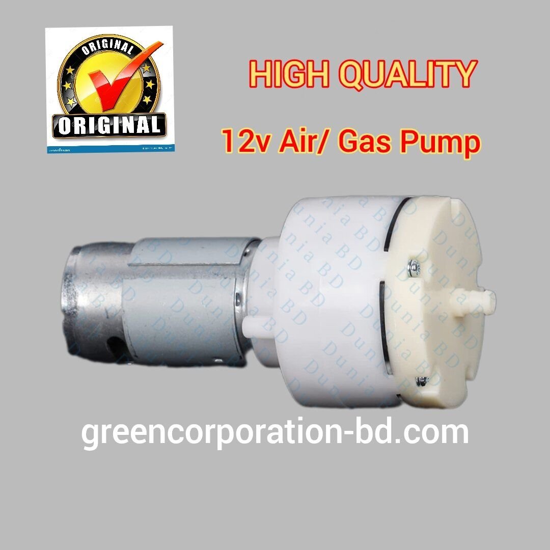 Heavy Quality 12v Air Gas Pump Motor DC 12V 20w 15L/min Air Vaccum Pump High Pressure Large Capacity Low Noise 12V DC Diaphragm Vacuum Pump Air pump High Pressure Micro Vacuum Pump