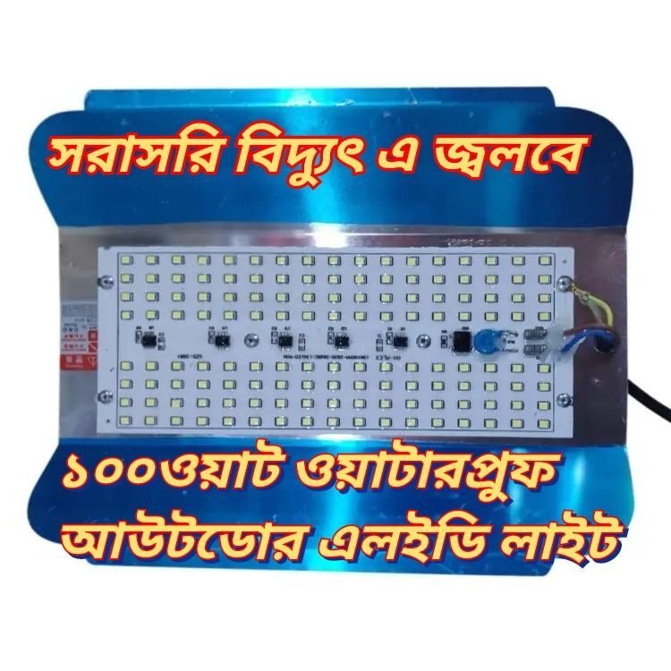 High Power 100Watt Worm White Or White Led Flood Light Waterproof IP65 and Ied Lamp for Outdoor use