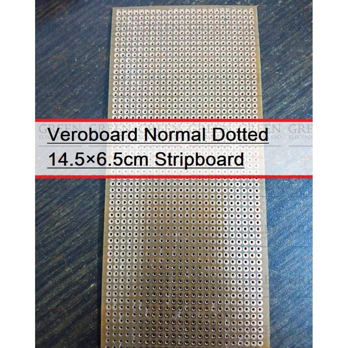 Veroboard Normal Dotted 14.5×6.5cm Stripboard Board PCB Printed Circuit Board For Prototyping Designing Weld Soldering Arduino DIY