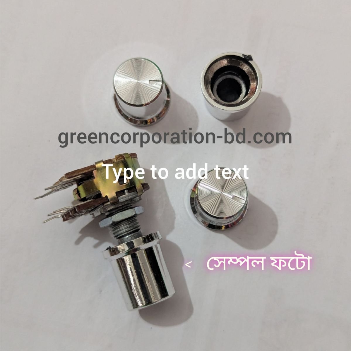 Volume Nob volume adjustment knob cap plum shaft 6MM