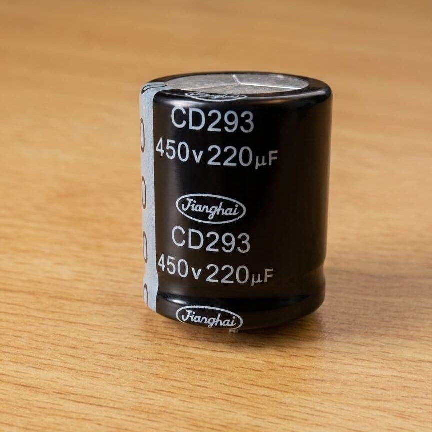 450V 220uF High Quality Electrolytic Capacitor for Power Supply & SMPS Repair 450 Volt 220mfd Aluminum Radial Capacitor