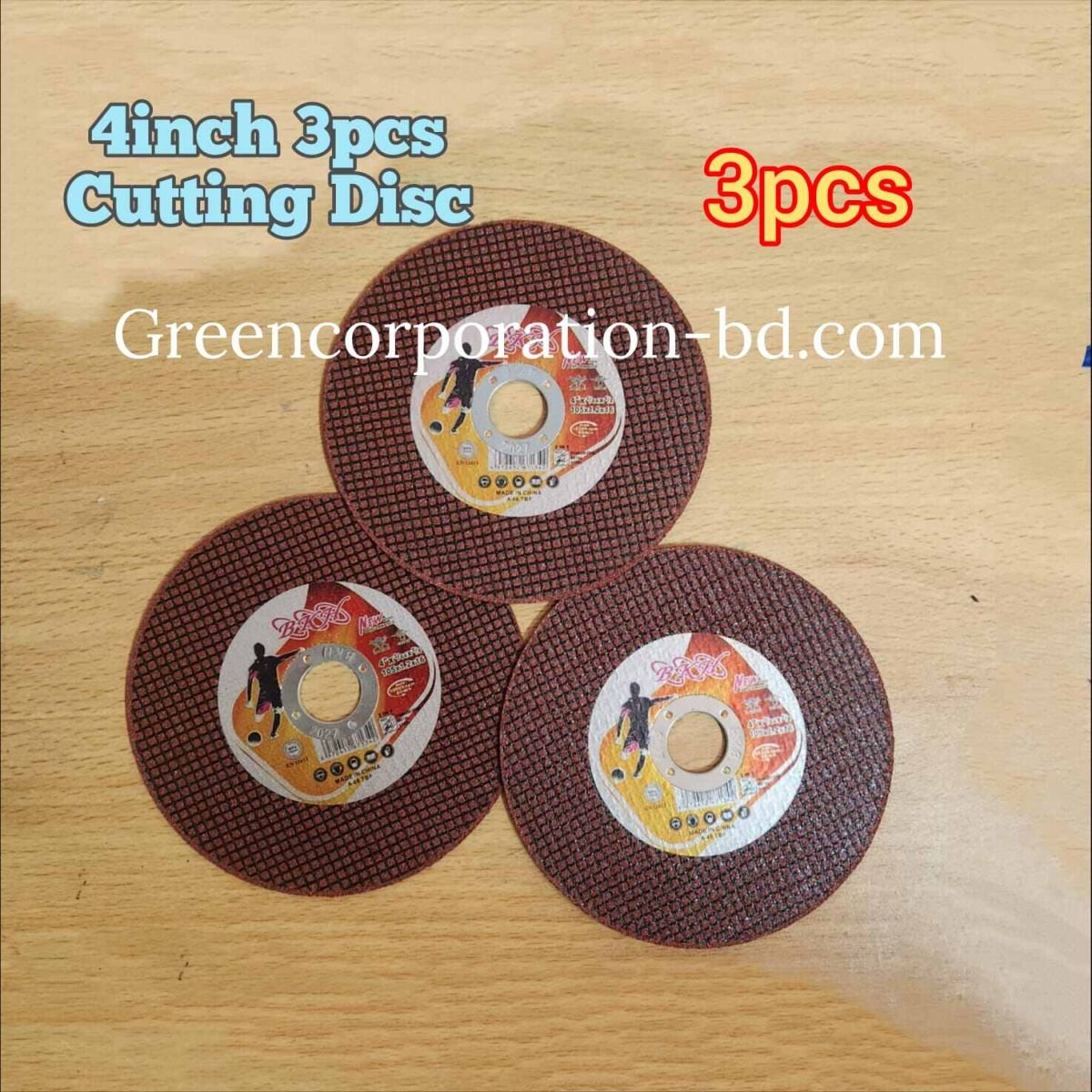 3pcs 4 Inch Ultra Thin Cutting Disc (3 Pieces)