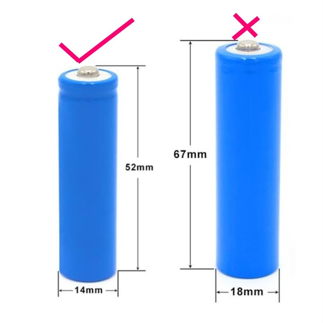3.7V 14500 Lithium Rechargeable Battery-Better Quality