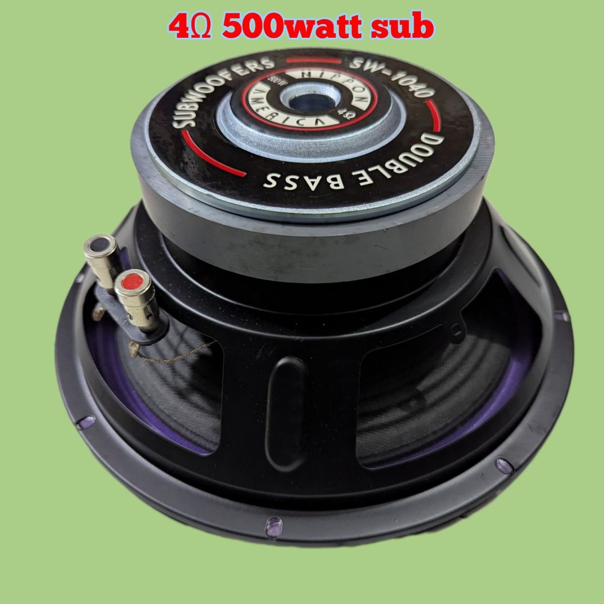 10inch 4ohm 500wat bast quality mid range audio subwoofer speaker 10inch High quality original  10inch deep bass nipoon america speaker