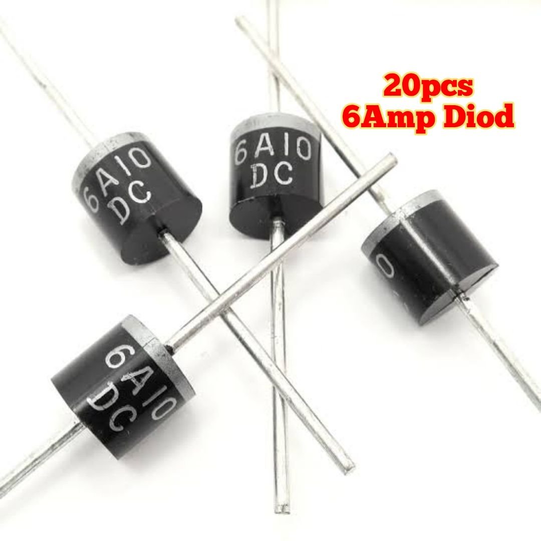 20Pcs- 6Amp Diod 60V Schottky Barrier Rectifier Diode Silicon Junction Diode Through Hole Mount Package