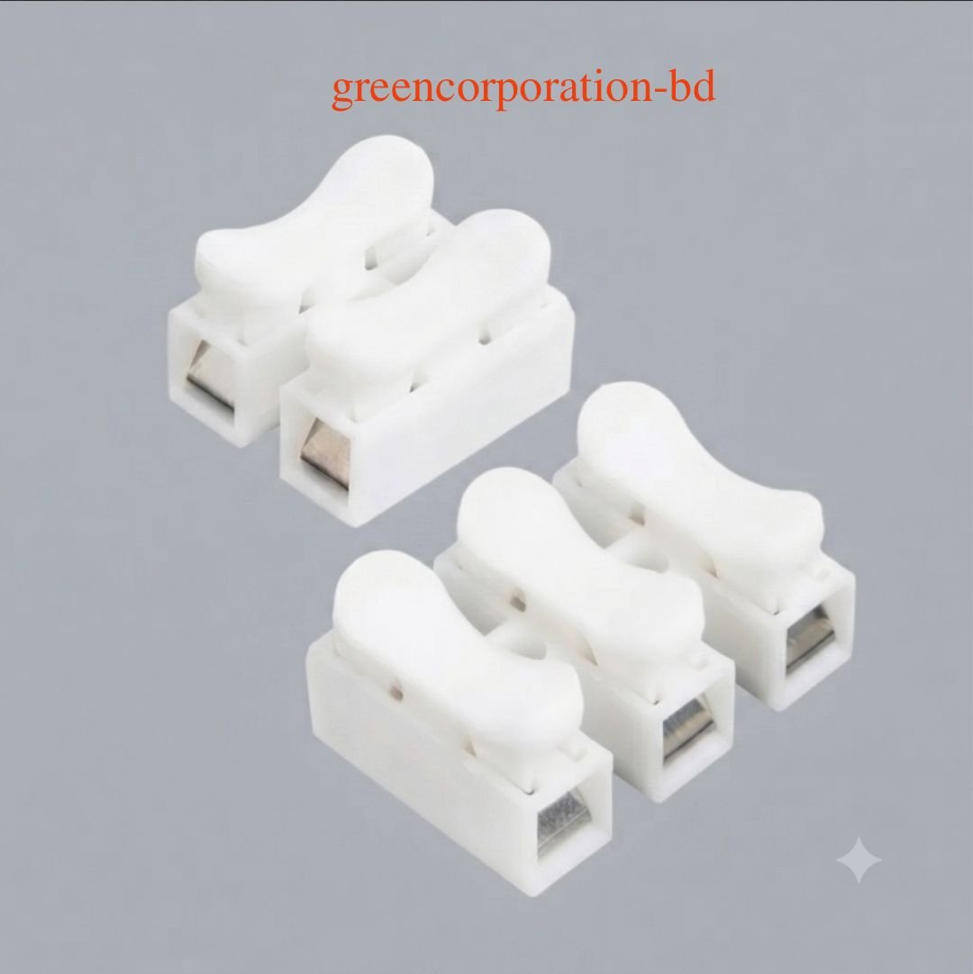 Spring Wire Connectors Spring Clamp Terminal Quick Splice Wire Terminals 10A 220V 2/3 Pin Push Quick Wire Cable Connector White Wiring Terminal ​10Pcs Quick Wire Connector, Spring Lever Terminal Block for Fast Wire Connection - White