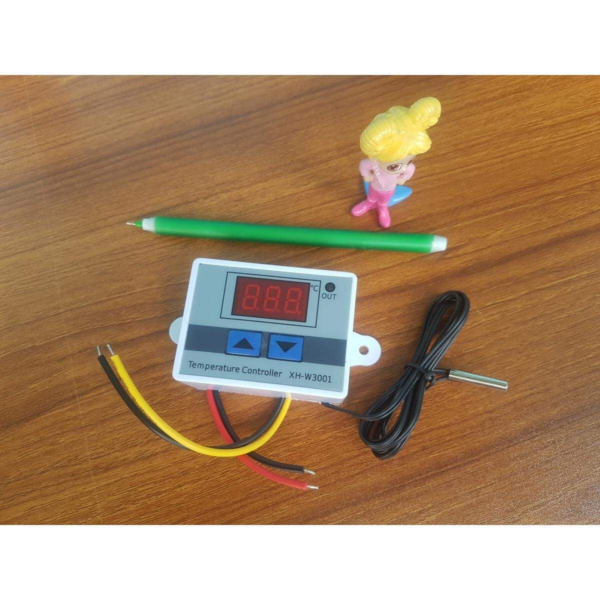 Temperature Controller Device XH-W3001 Digital Temperature Controller AC 220v LED Display Thermometer Controller Supply AC220V Using Egg Incubator Equivalent
